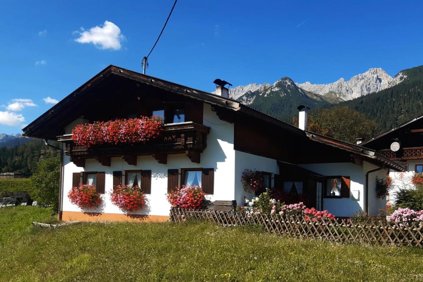 Ferienhaus Muchhof Leutasch Εξωτερικό φωτογραφία